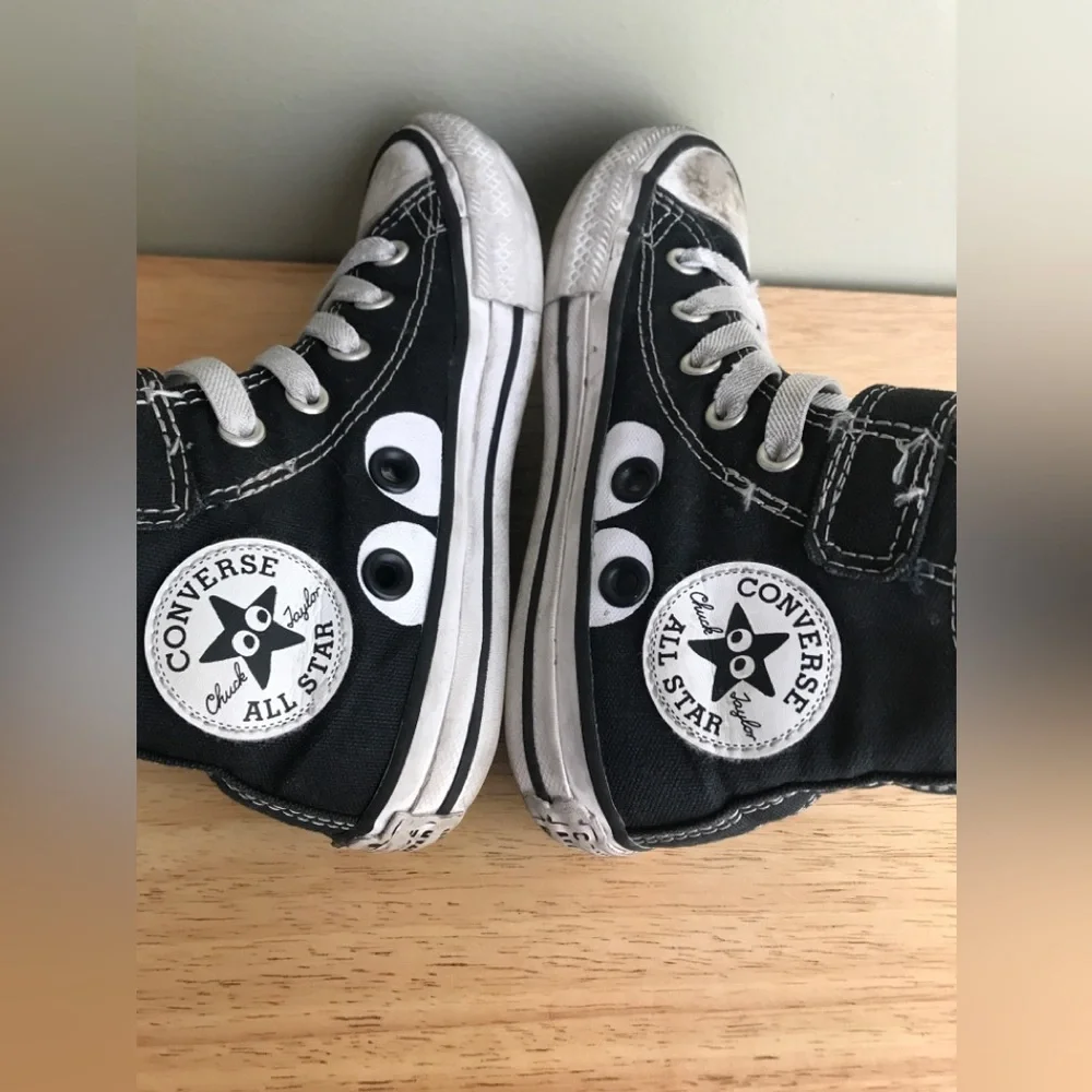 Converse Kids Chunck Taylor All Star Eyes Easy-On Hi Size: US 11 EUR 28 CM 17